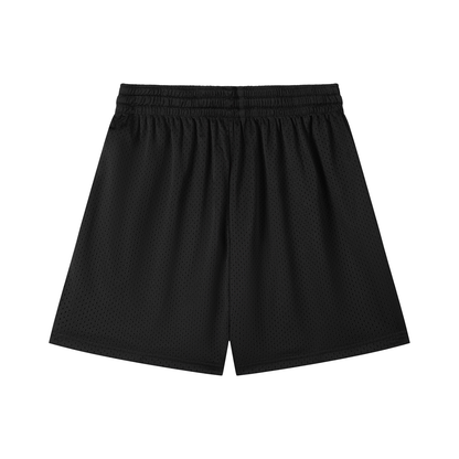 Mesh Shorts White logo