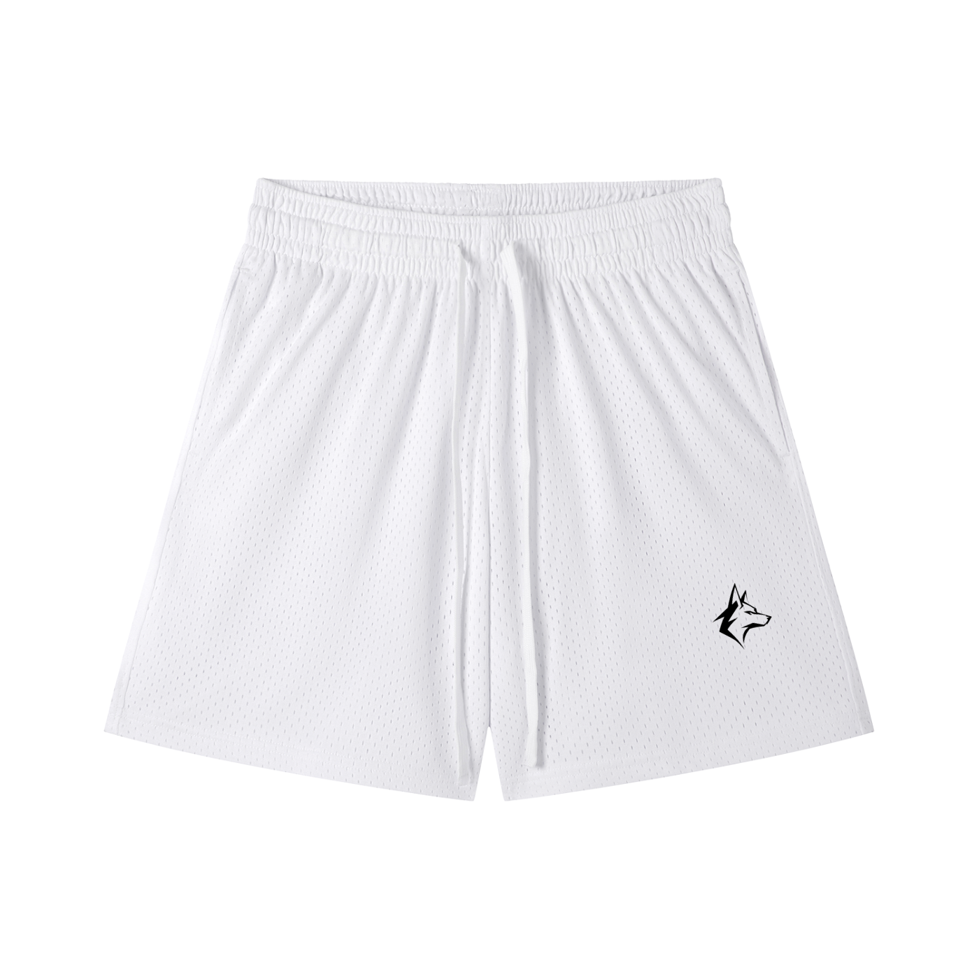 Mesh Shorts Black Logo