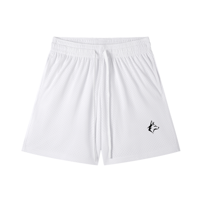 Mesh Shorts Black Logo