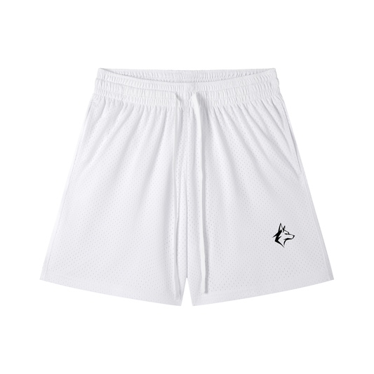 Mesh Shorts Black Logo