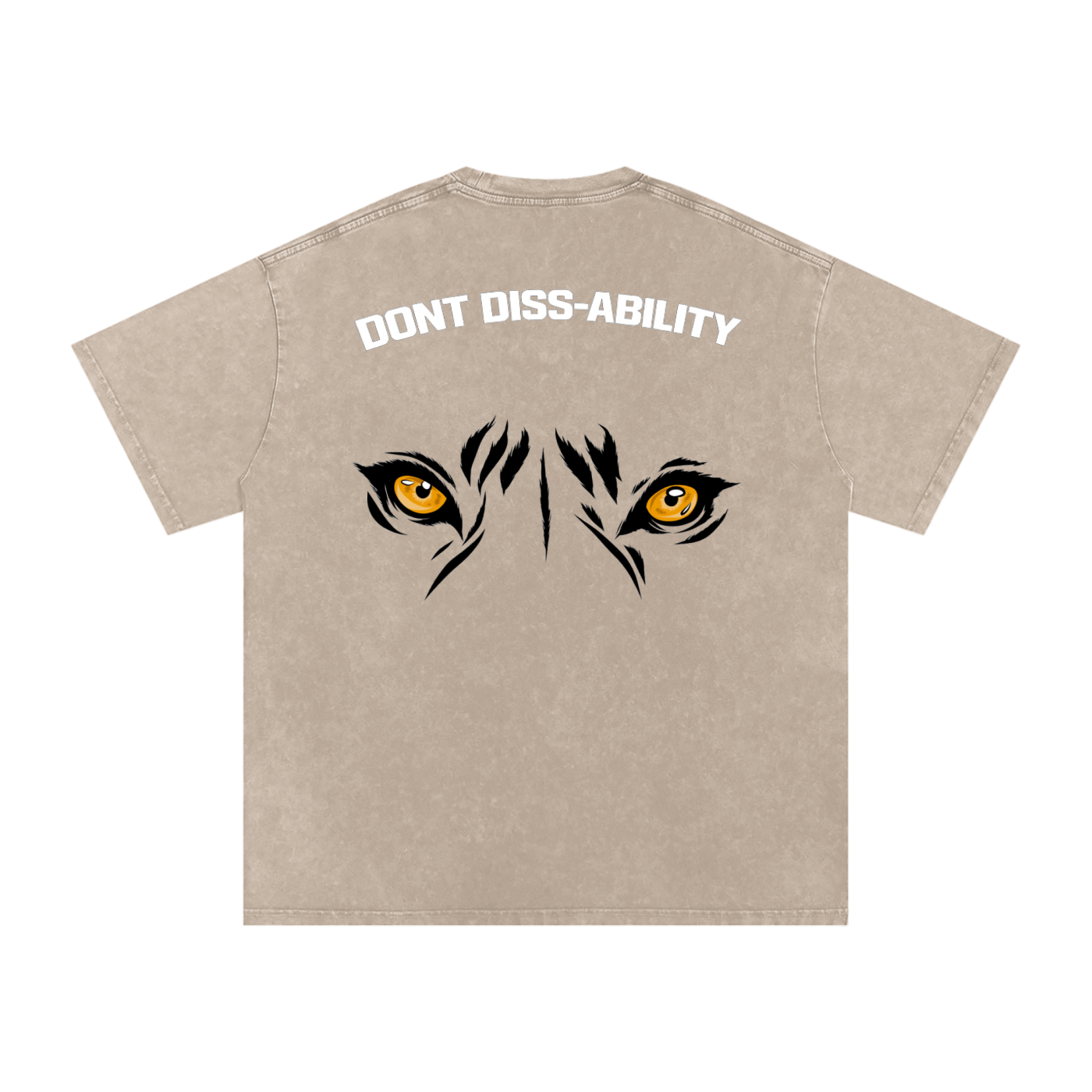 Tiger Eyes Oversized Motto Tee