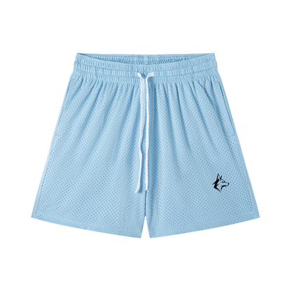 Mesh Shorts Black Logo