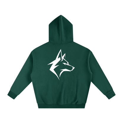 Motto Oversize Fleeced Hoodie Darks