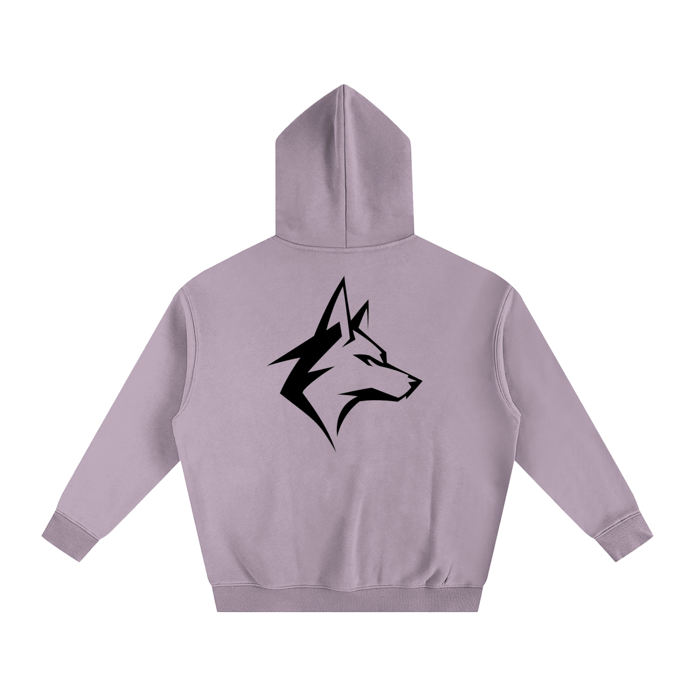 Motto Oversize Fleeced Hoodie Lights