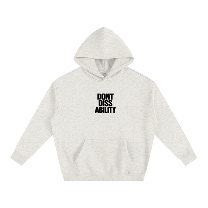 Motto Oversize Fleeced Hoodie Lights