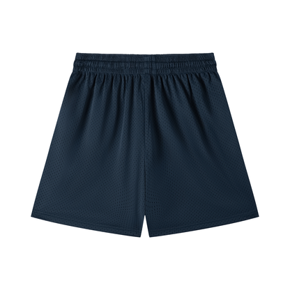 Mesh Shorts White logo