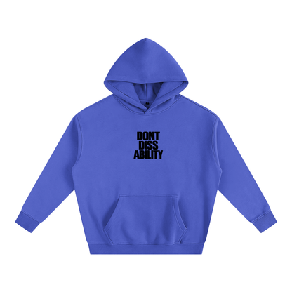 Motto Oversize Fleeced Hoodie Lights
