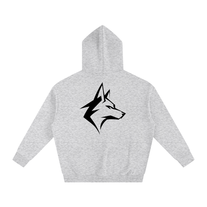 Motto Oversize Fleeced Hoodie Lights