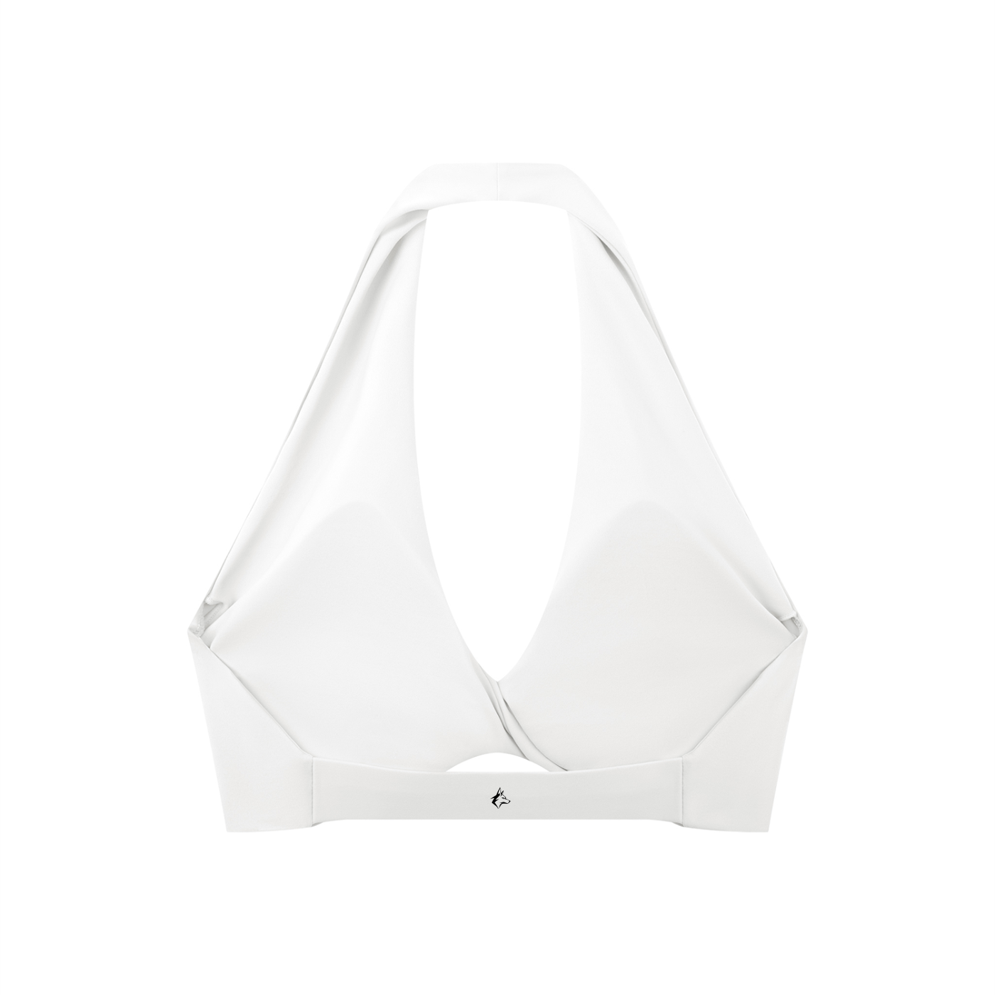 Pleated Halter Sports Bra