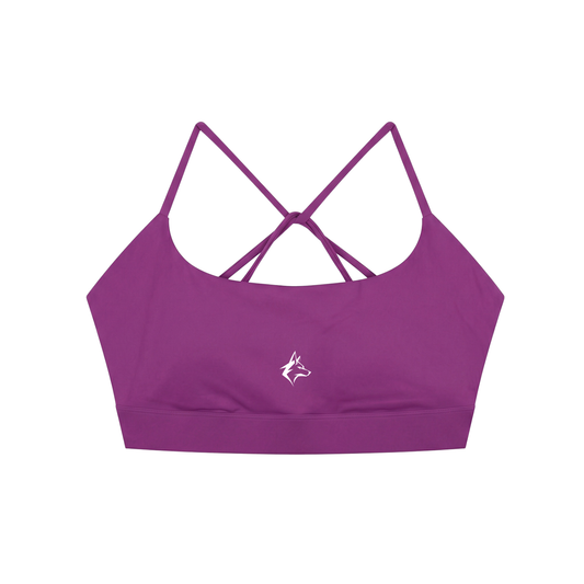 Strappy Criss Cross Sports Bra