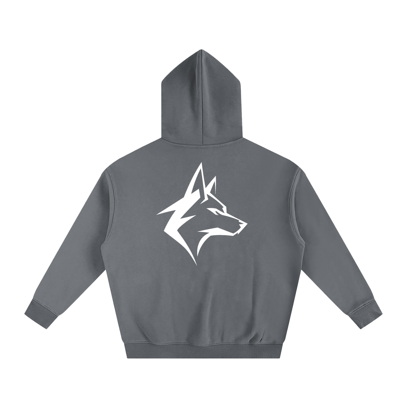 Motto Oversize Fleeced Hoodie Darks