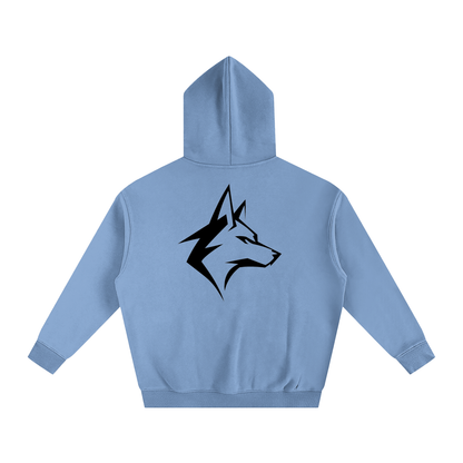 Motto Oversize Fleeced Hoodie Lights