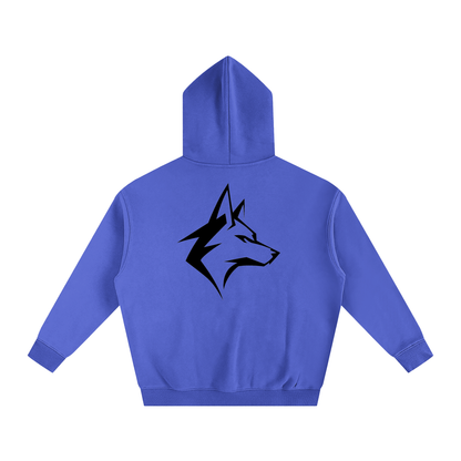 Motto Oversize Fleeced Hoodie Lights