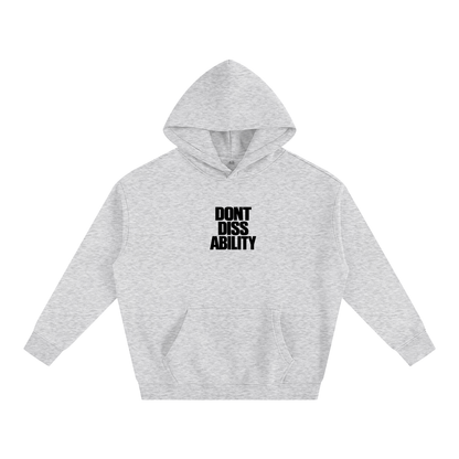 Motto Oversize Fleeced Hoodie Lights