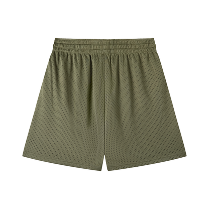 Mesh Shorts Black Logo