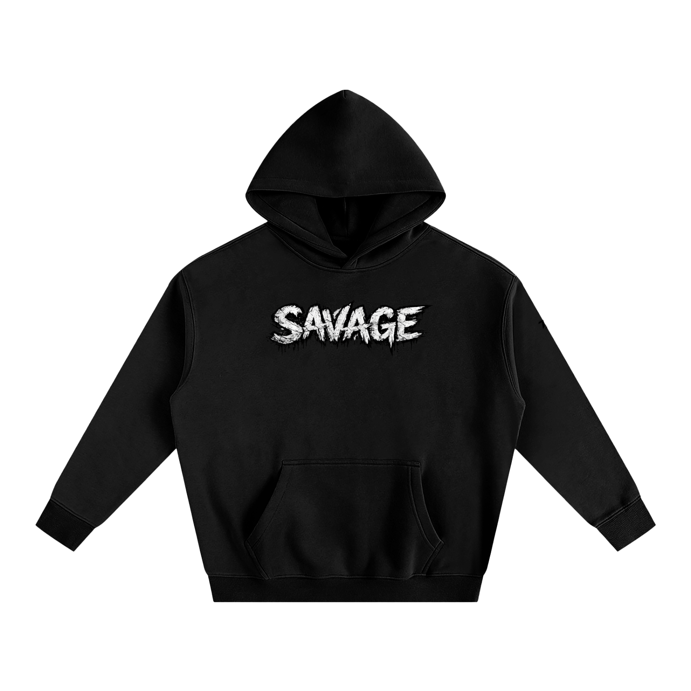 SAVAGE Oversize Fleeced Hoodie
