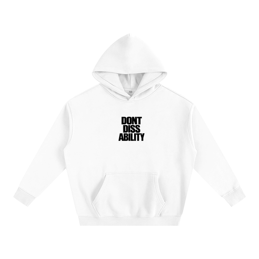 Motto Oversize Fleeced Hoodie Lights