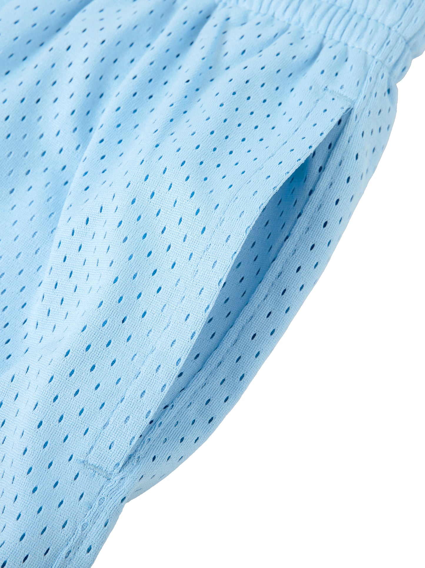Mesh Shorts White logo